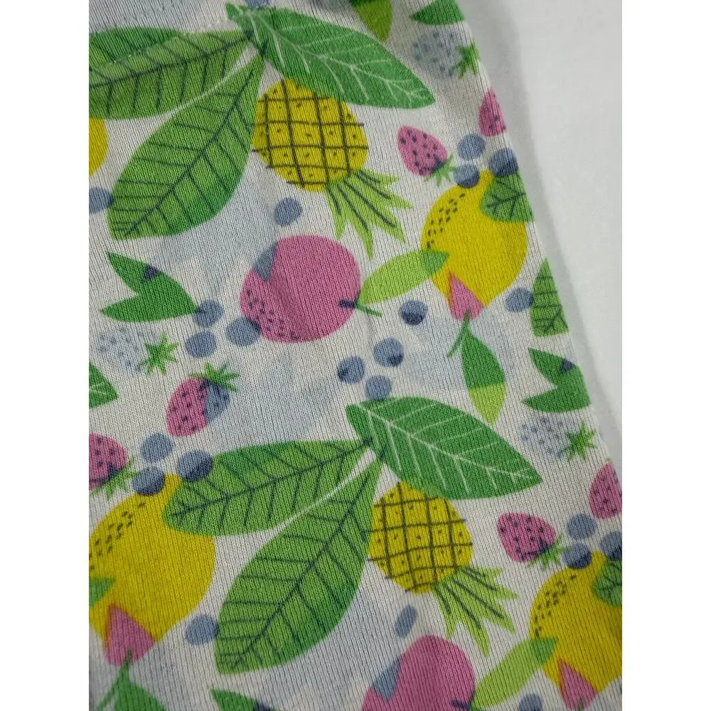 Gap Tropical Fruit Organic Cotton Pajamas Fruit Print Size 18–24 Months
